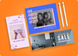 Buat konten visual yang memukau menggunakan template dinamis kami